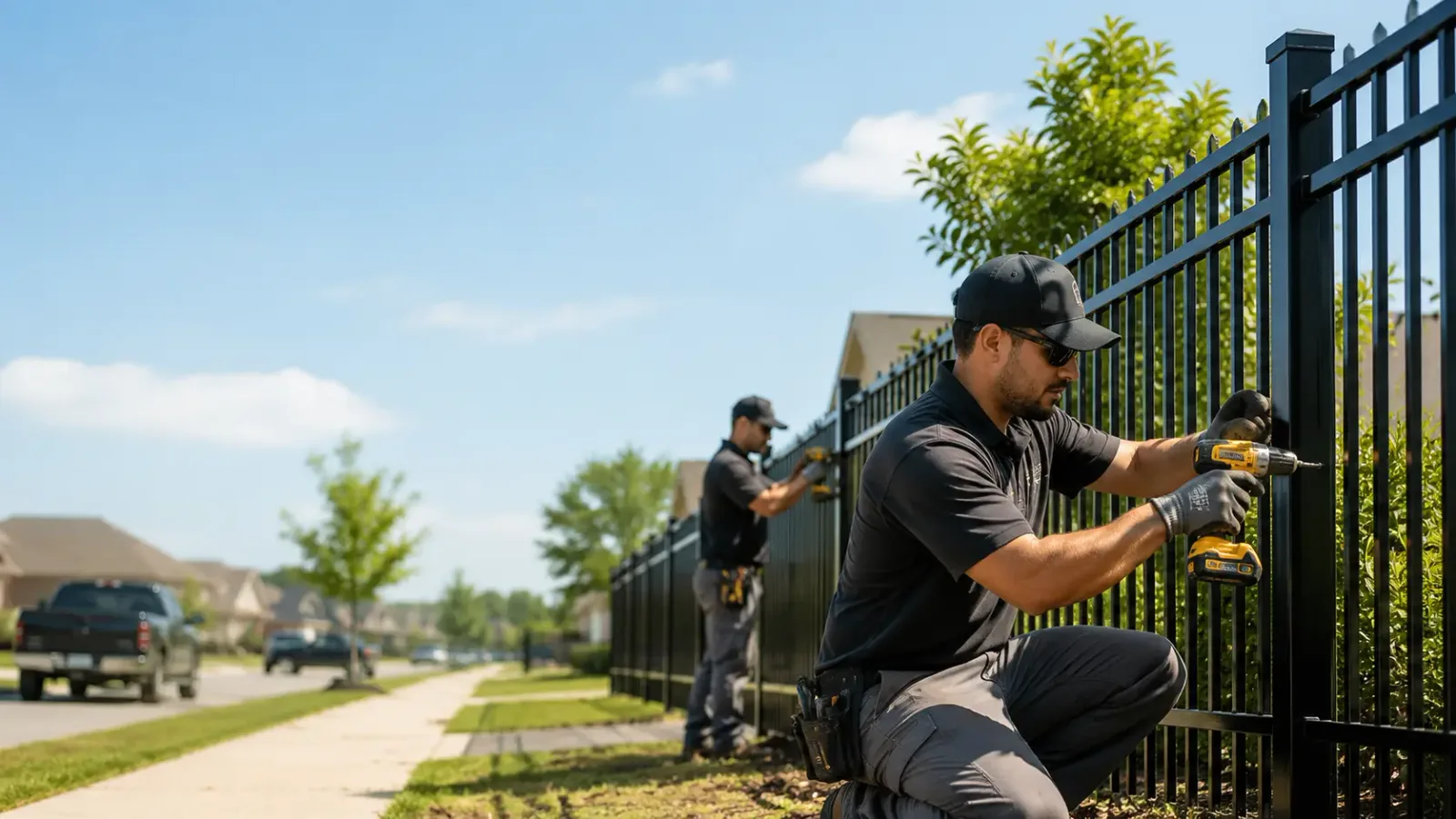 Metal Fence Installation in Rice, MN